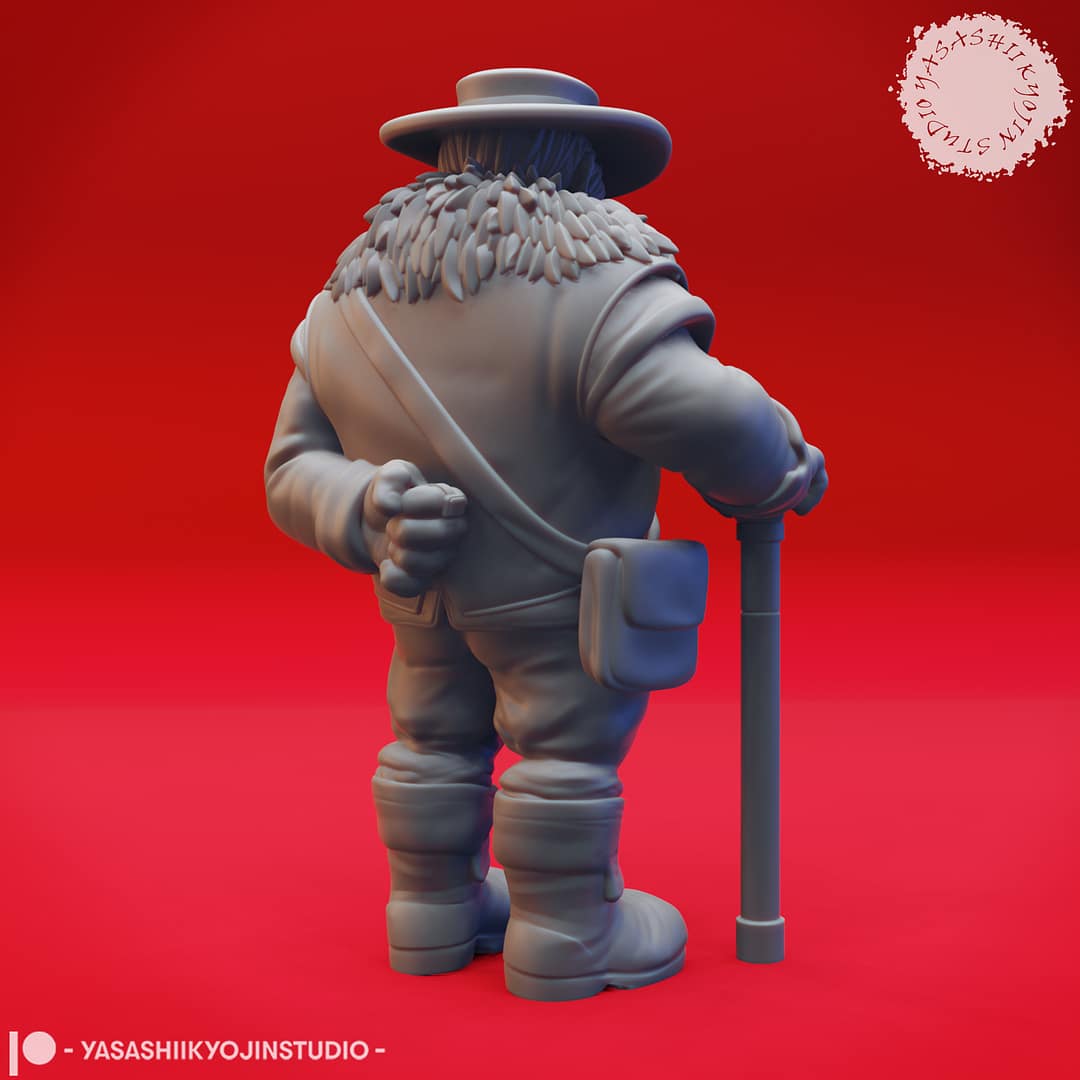 Three high-detail resin dwarf miniatures, each posed with weapons and signature beards, sculpted by Yasashii Kyojin Studio.