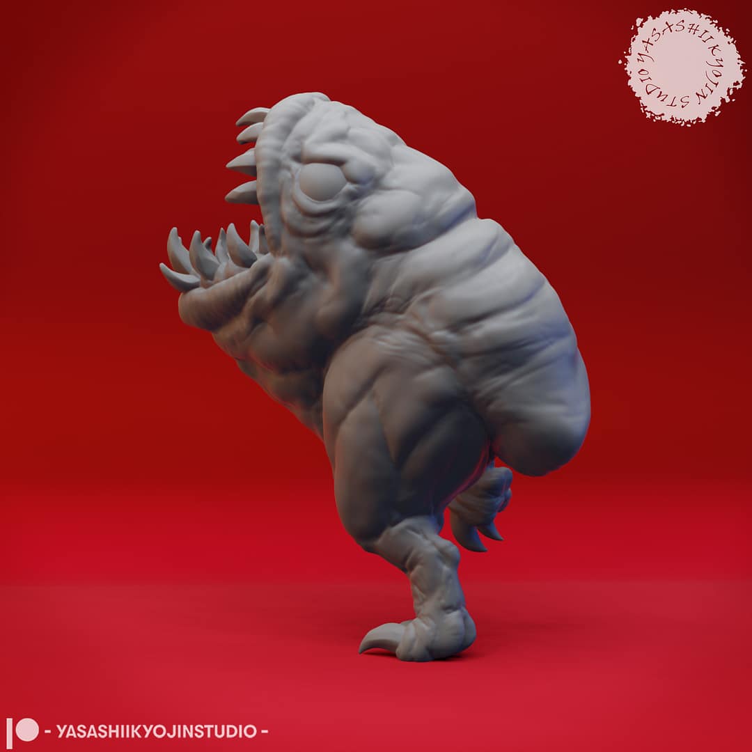 Sorrowsworn Miniature Set A group of six unpainted resin Sorrowsworn miniatures in terrifying, grotesque poses, ideal for dark fantasy TTRPG encounters.