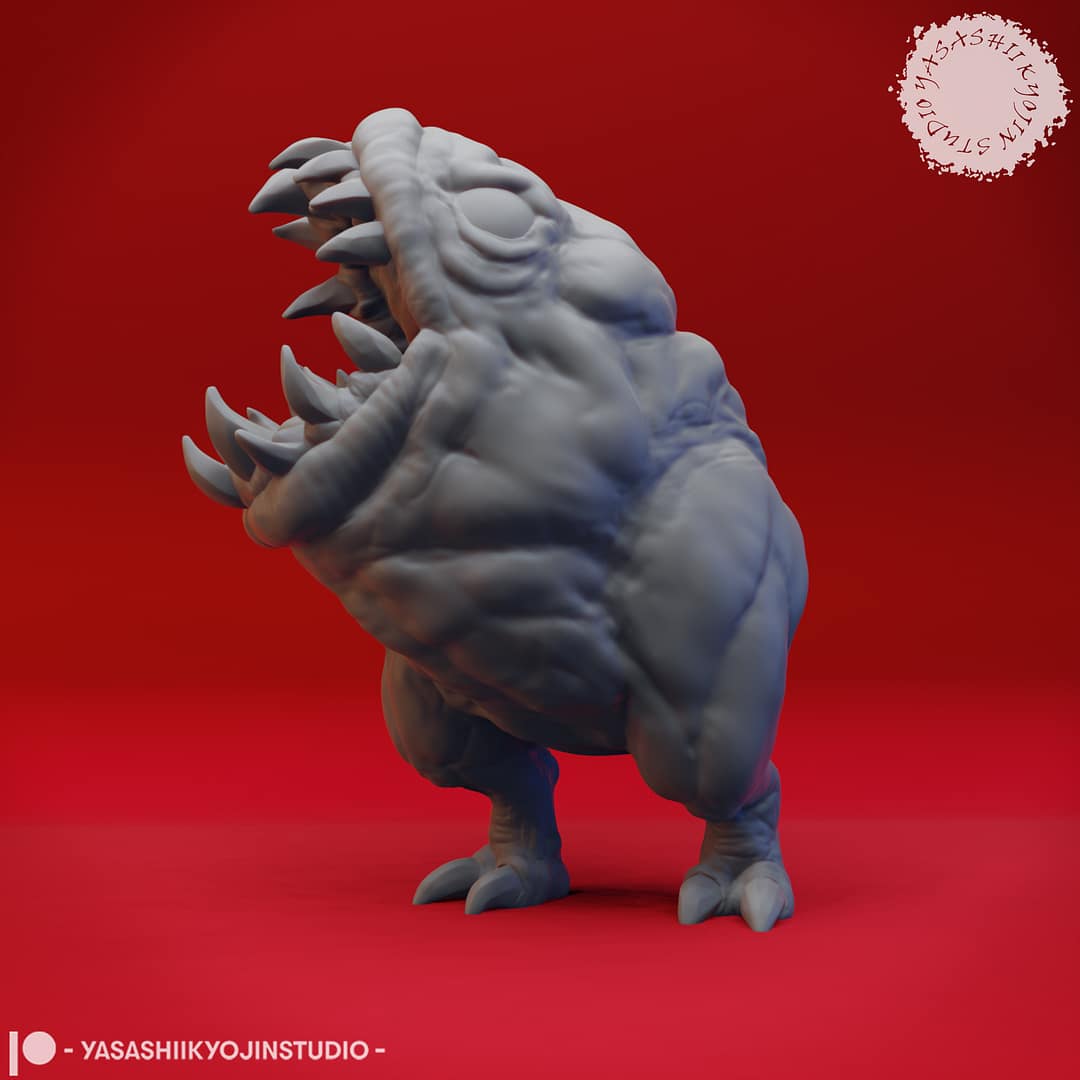 Sorrowsworn Miniature A group of six unpainted resin Sorrowsworn miniatures in terrifying, grotesque poses, ideal for dark fantasy TTRPG encounters.