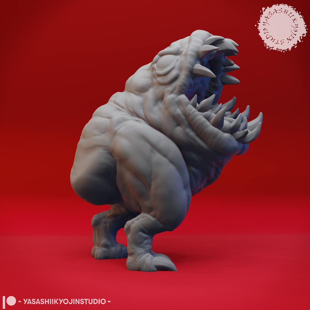 Sorrowsworn Miniature A group of six unpainted resin Sorrowsworn miniatures in terrifying, grotesque poses, ideal for dark fantasy TTRPG encounters.