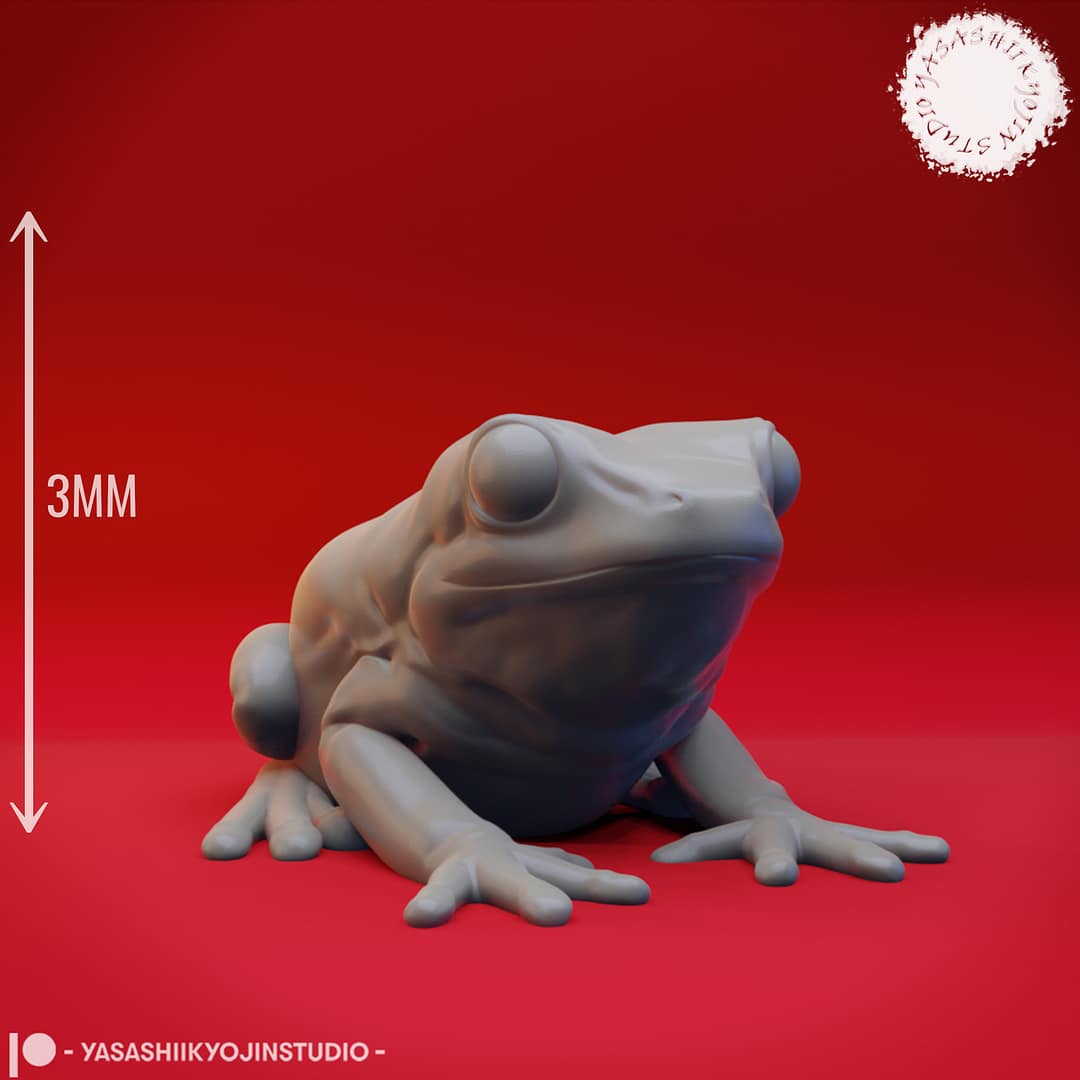 “Enchanted Fantasy Animals Resin Miniature set featuring unicorn, stag, deer, rabbit, owl, crow, raccoon, and more by Yasashii Kyojin Studio.”