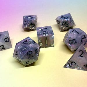 Moonlit Opalescence Dice Set